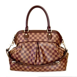 Louis Vuitton Damier Ebene Trevi GM Handbag Purse